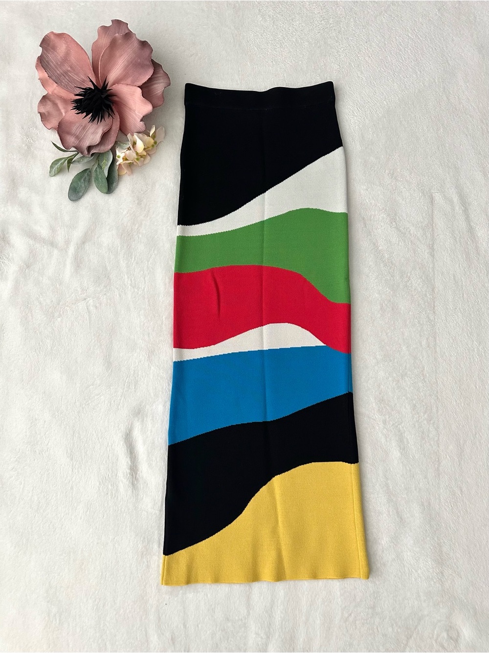 STAUD Skirt Marble Wave X-Small